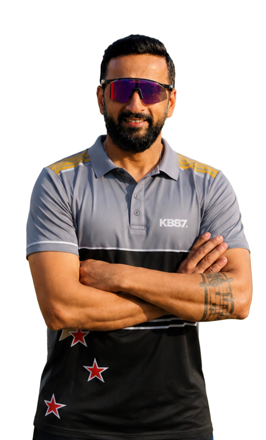 KB87 Performance T-Shirt — Black/Grey